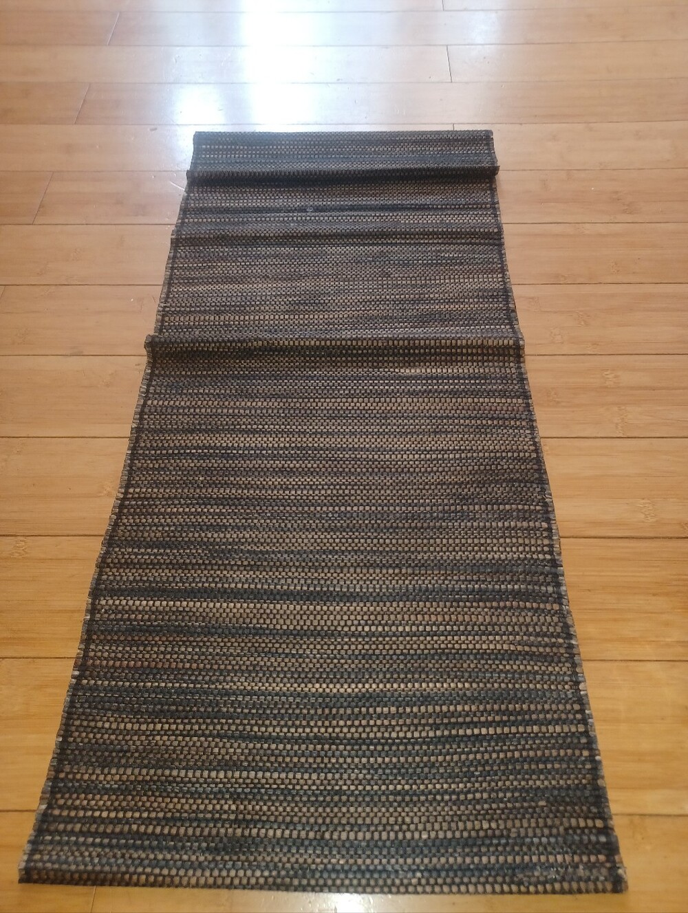 Tag Dark Wood Table Runner 14x70
